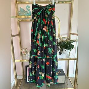 NWOT Damson Madder fruit print maxi dress sz small 4